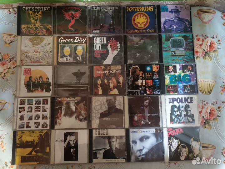 CD disc japan, U. S. A., europa