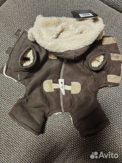 Комбинезон для собак замша 20 см