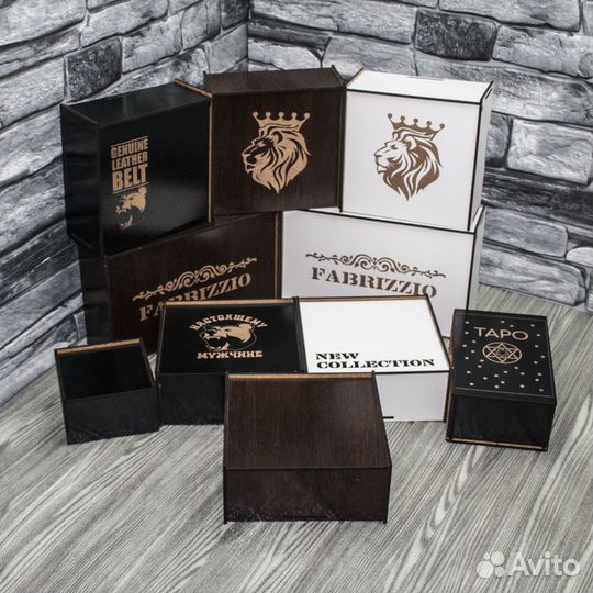 Подарочные коробки из дерева оптом (фанера,лхдф)