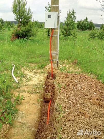 Бригада монтажников кабеля