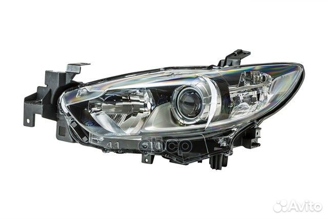 Фара левая с белым указателем поворота и коррек