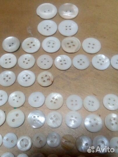 Старинные перламутровые пуговицы. 319 шт. Редкость