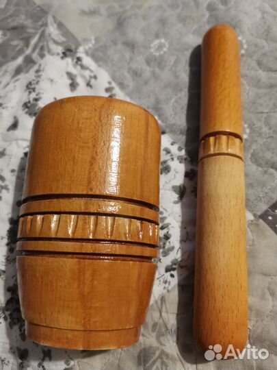 Ступка деревянная б/у