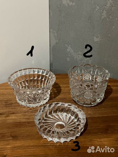 Хрусталь. Вазы. Салатники. СССР