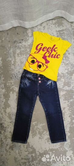 Вещи пакетом на девочку 98-104