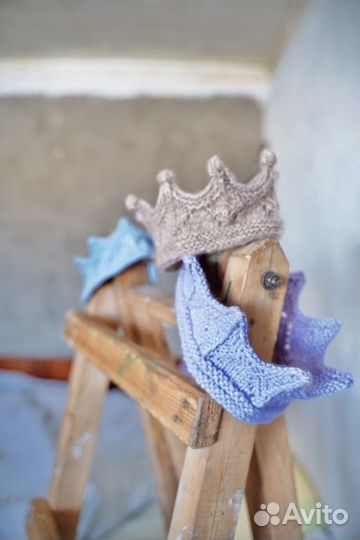 Корона вязаная