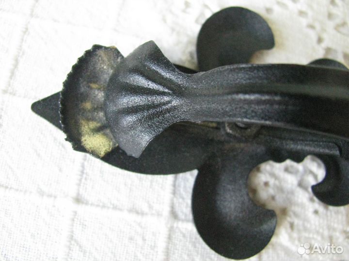 Клипсы для штор Французская лилия чернёные прищепк