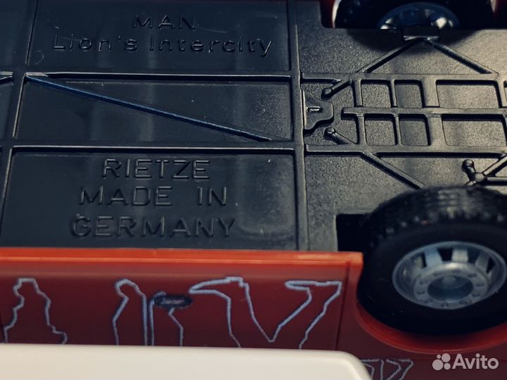 Модель автобуса MAN размер 1:87 Германия