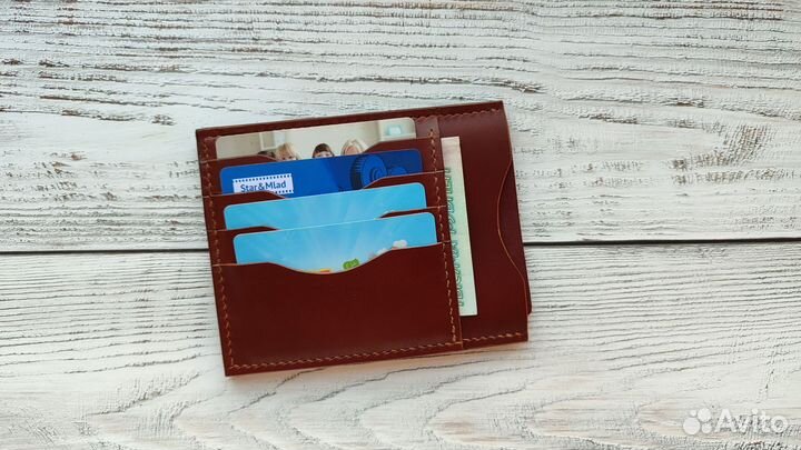 Обложка для документов натуральная кожа