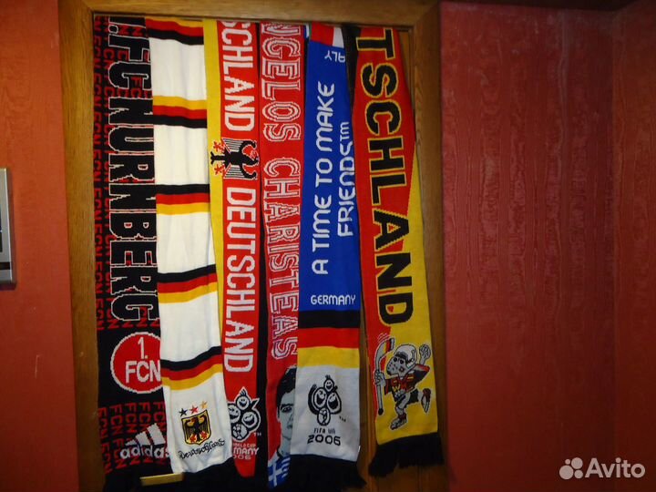Шарф болельщика германия роза винтаж
