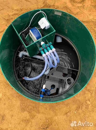 Септик из бетонных колец