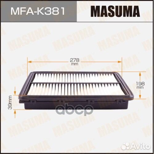 Воздушный фильтр A0702 masuma LHD KIA optima, M