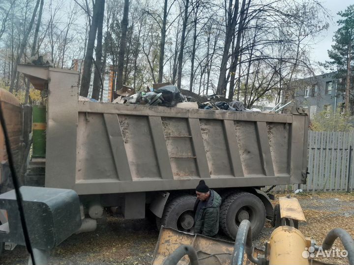 Уборка и вывоз снега погрузчик