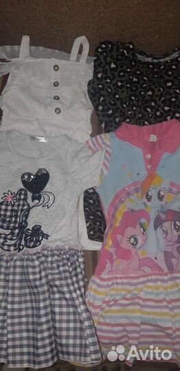 Вещи пакетом на девочку от 3-5 лет