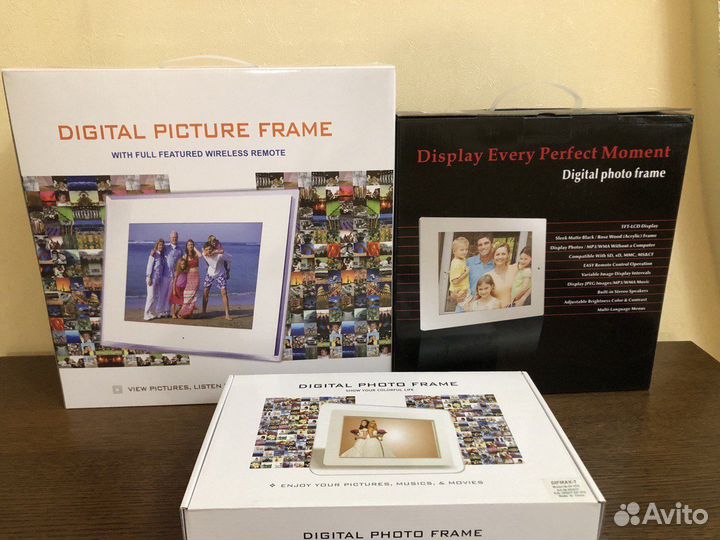 Цифровая фоторамка / фото/ видео/ слайд-шоу/часы