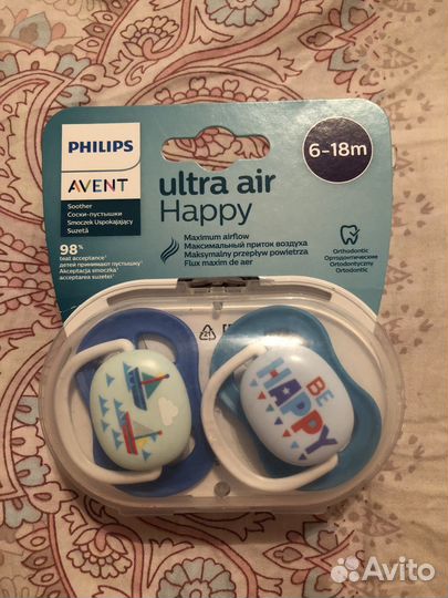 Пустышка philips avent 6-18