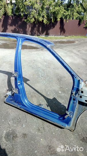 Порог правый со стойкой Рено Логан 1