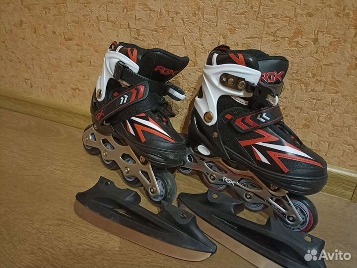 Ролики - коньки 2 в 1 ак Rocket