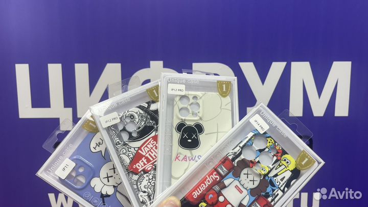 Чехлы kaws в ассортименте для iPhone