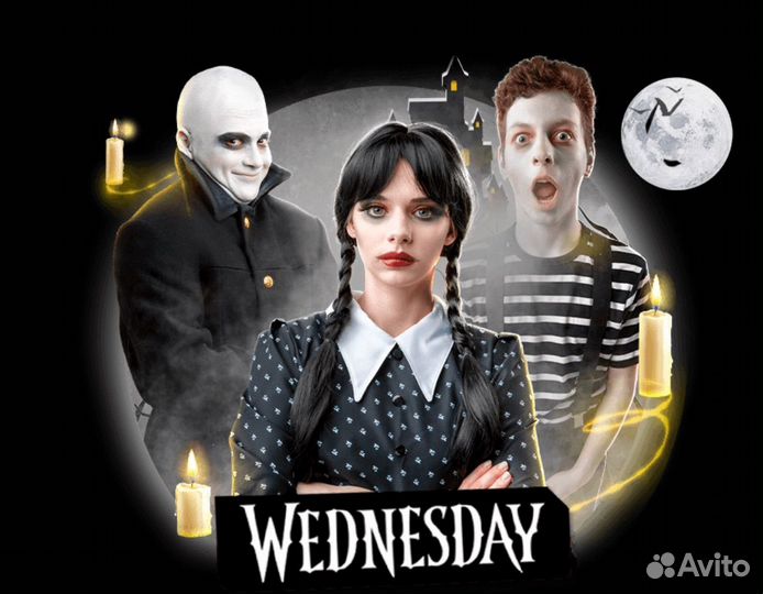 Шоу Уэнсдей и семейка