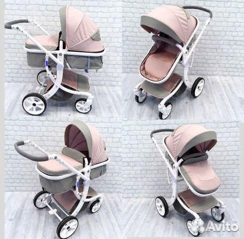 Коляска утепленная трансформер Luxmom 2 в 1
