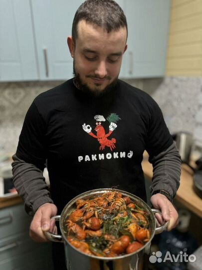 Речные раки вареные, доставка за 1 час