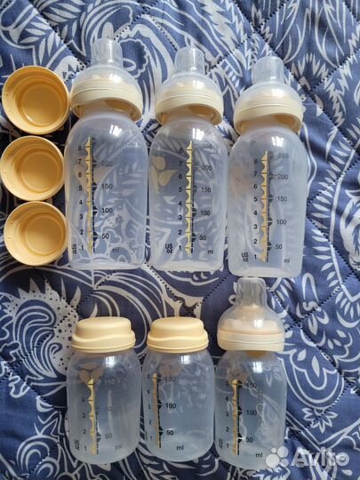 Бутылки philips avent, medela calma,контейнеры