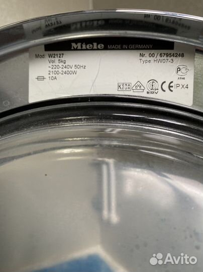 Стиральная машина miele