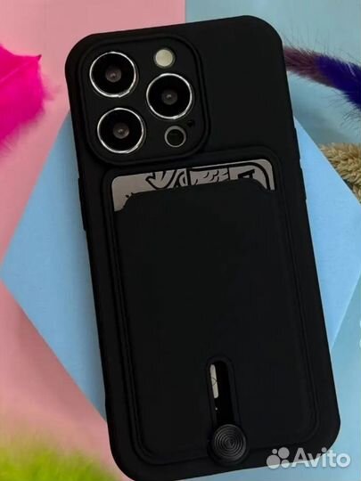 Чехол на iPhone 14 pro с кардхолдером