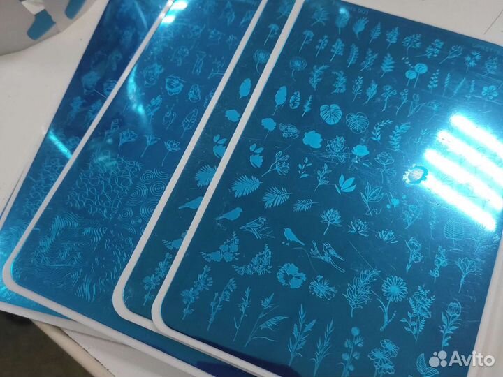 Дизайн ногтей пластины для стэпинга