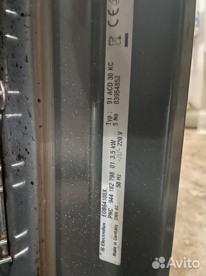 Духовой шкаф electrolux