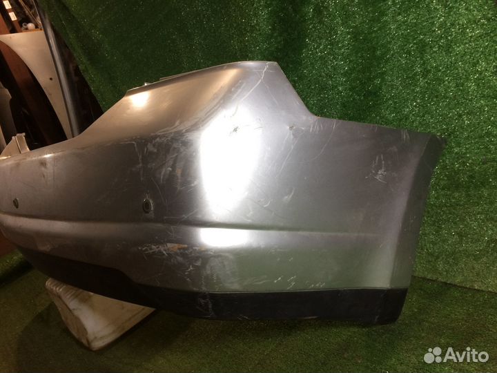 Бампер задний Nissan Tiida Latio SC11 Серебро парк