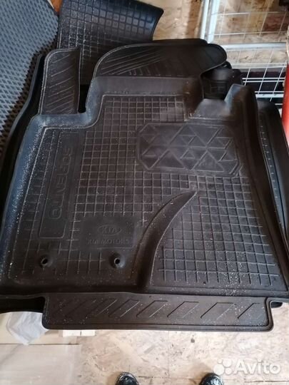 Коврики резиновые киа Соренто2