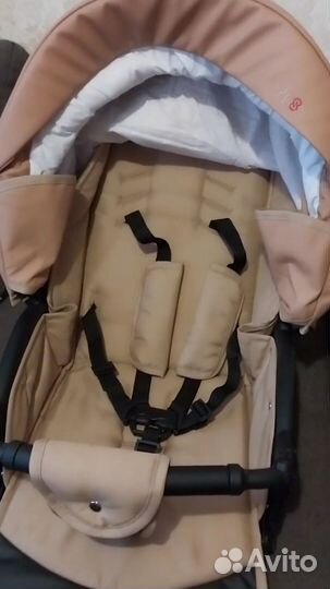Коляска 2 в 1 эко кожа