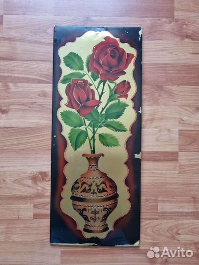 Настенное панно картина Цветы СССР