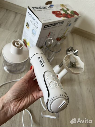Блендер погружной Polaris с насадкой для пюре