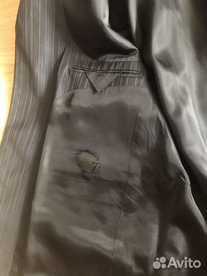 Мужской темно-синий костюм Италия 52 размер