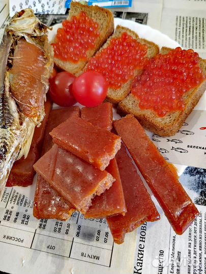 Отборная вяленая икра