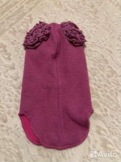 Шапка шлем демисезонный для девочки 50