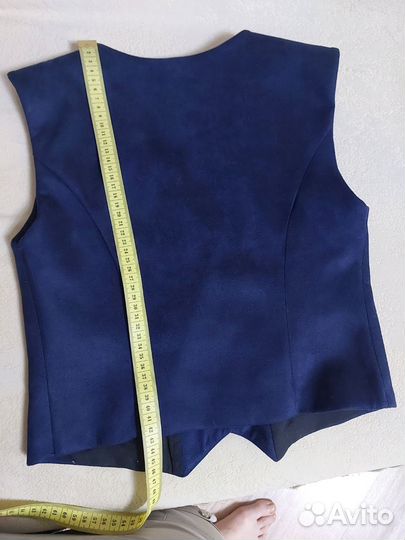 Жилет школьный синий для девочки