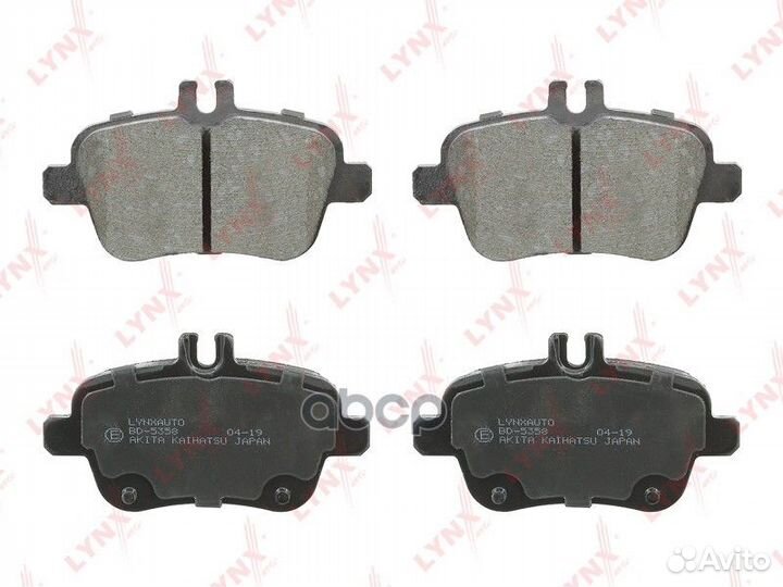 Колодки тормозные дисковые зад BD5358 lynxauto
