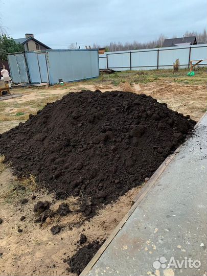 Садовая смесь, торф, чернозём