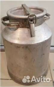 Фляга алюминиевая, 40 л, б/у