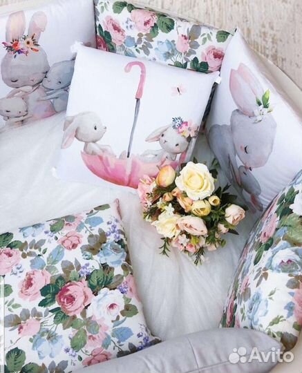 Бортики в детскую кроватку. Смотрите ленту