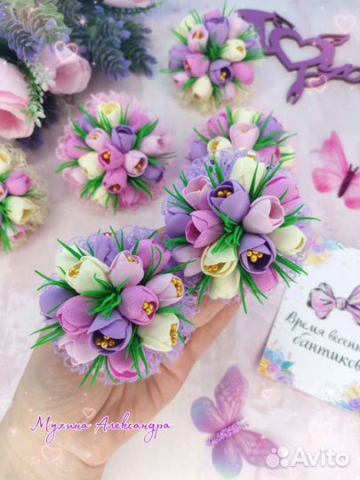 Бантики из фоамирана