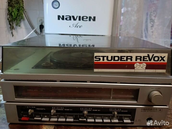 Ремонт проигрыватель винила, радиола Кантата 205