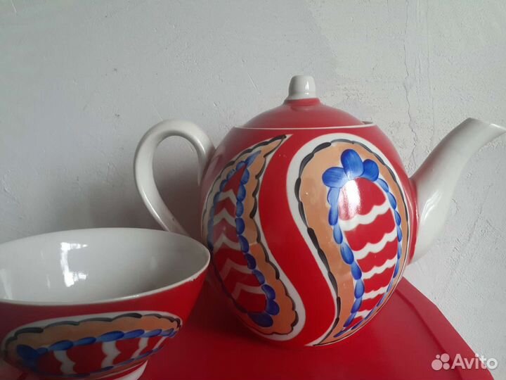 Чайник,тарелки,чайные сервизы СССР Вербилки, лфз