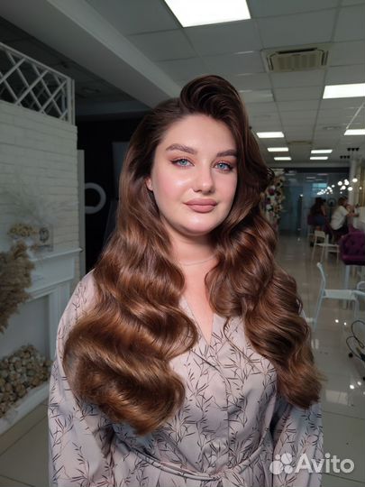 Макияж и прическа полный образ