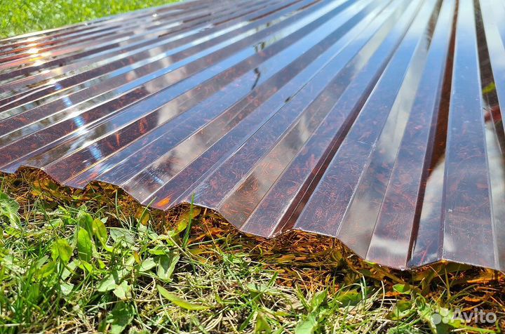 Кровельный поликарбонат трапеция