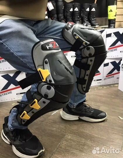 Наколенники мотозащита Hizer для мотоцикла на мото